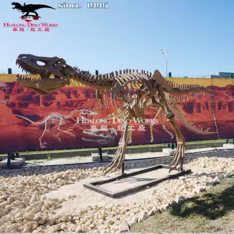 Artificial Realistic T-rex Skeleton Fossil (3)